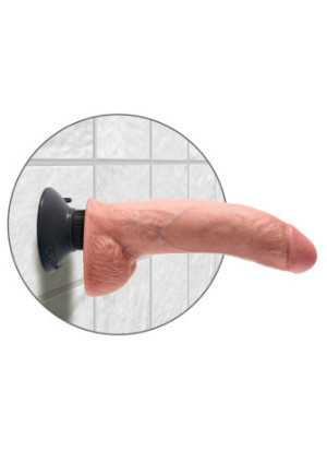 9" Vibrating Cock with Balls